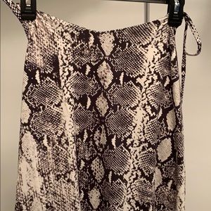 Snake skin print shirt